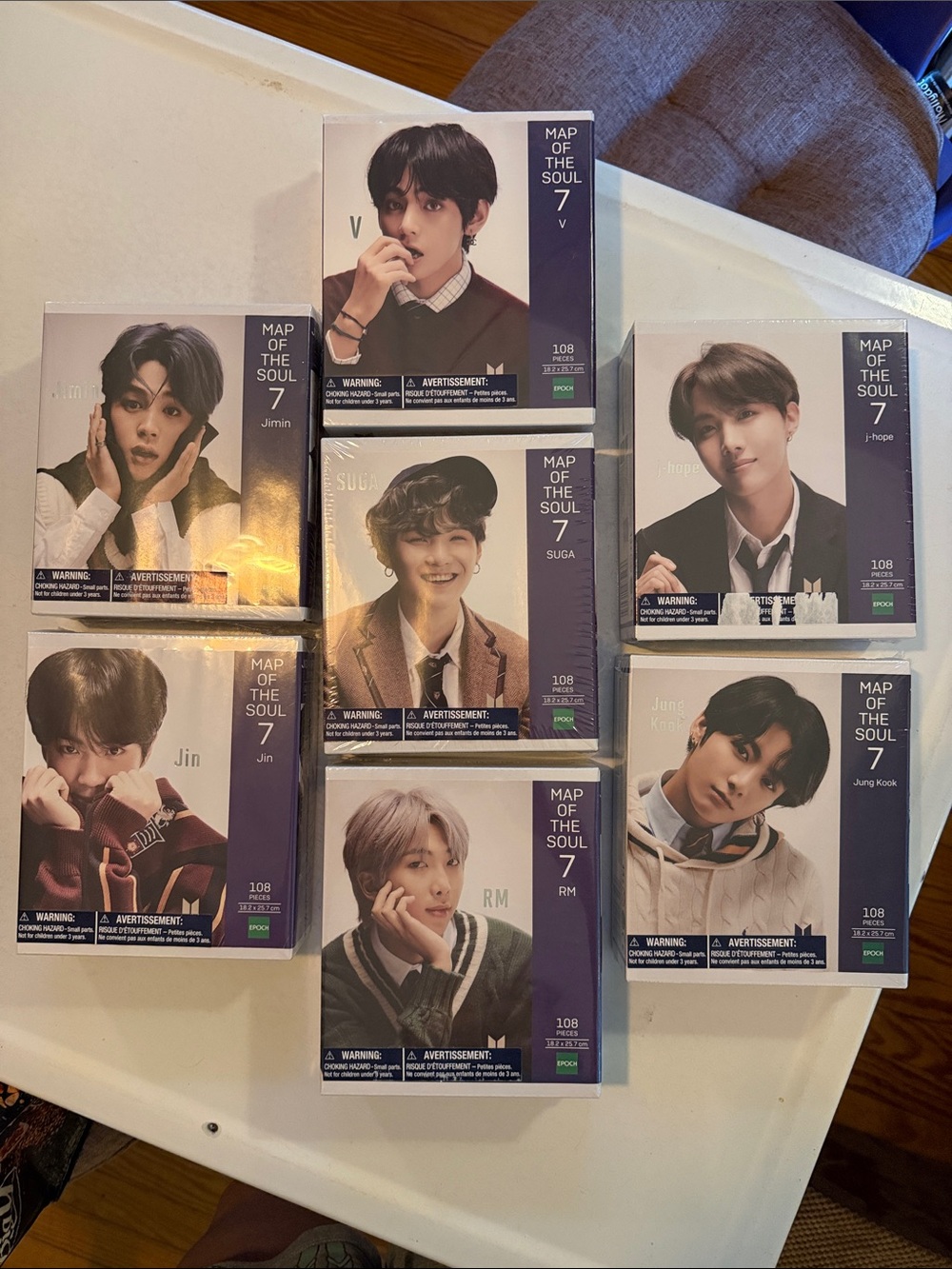 BTS Map of the Soul 7 Jigsaw puzzle set
